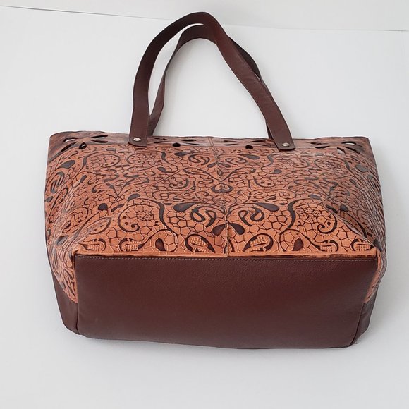 Leather Tote - Picture 3 of 12